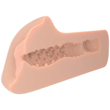 Masturbatore realistico in Fanta-Flesh con dettagli intricati e tunnel a stimolazione intensa